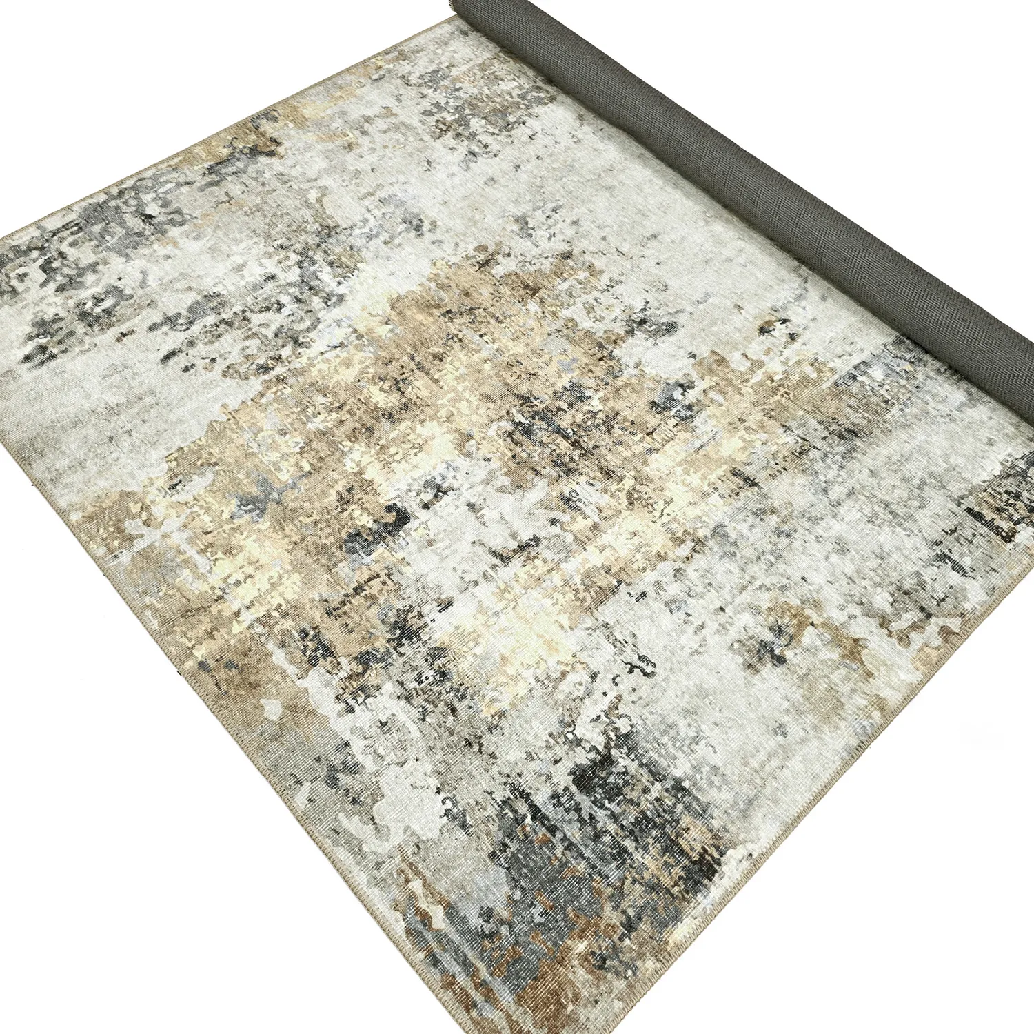 Lattakudottu matto - Comino (beige/multi)