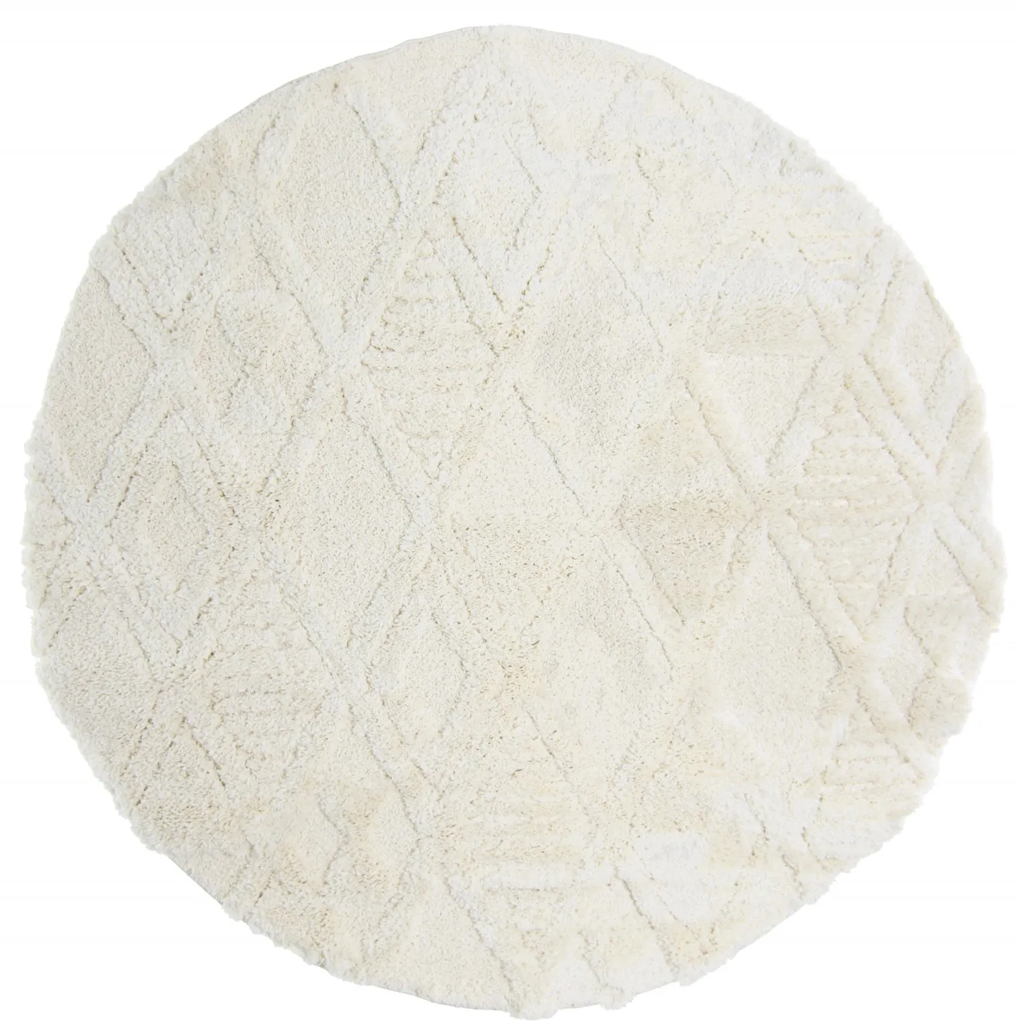 Pyöreä matot - Rostock (offwhite)