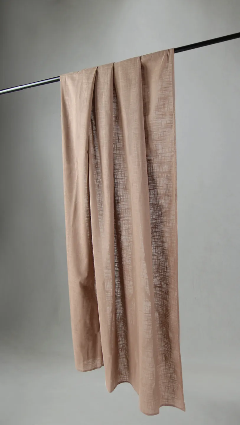 Verhot - Puuvillaverhot - Lollo (tumma beige)