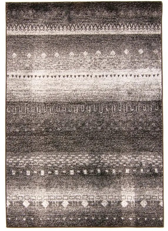 Wilton-matto - Gibson (harmaa/musta/valkoinen)