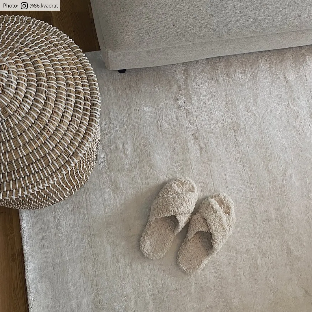 Viskoosi-matto - Jodhpur Special Luxury Edition (offwhite)