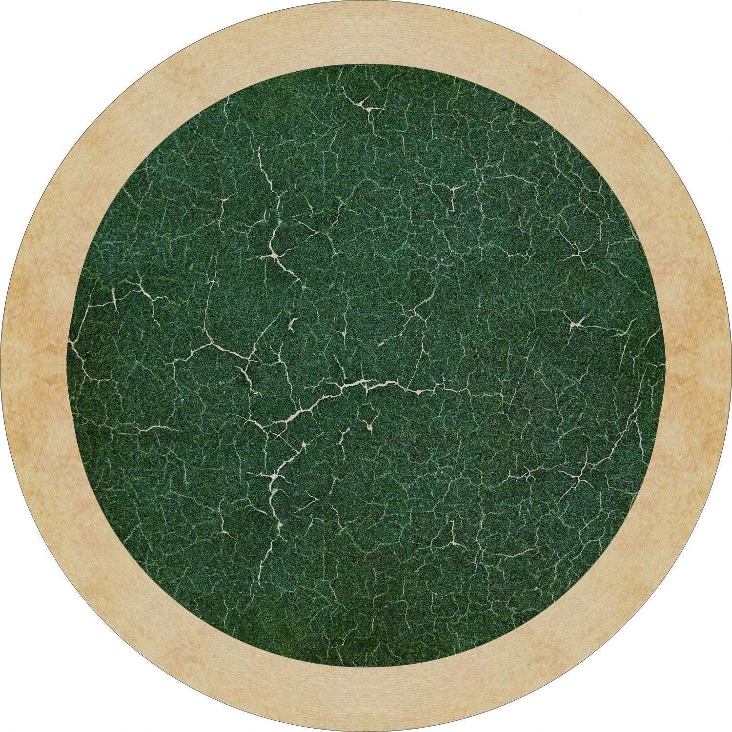 Pyöreät matot - Laval (grön)