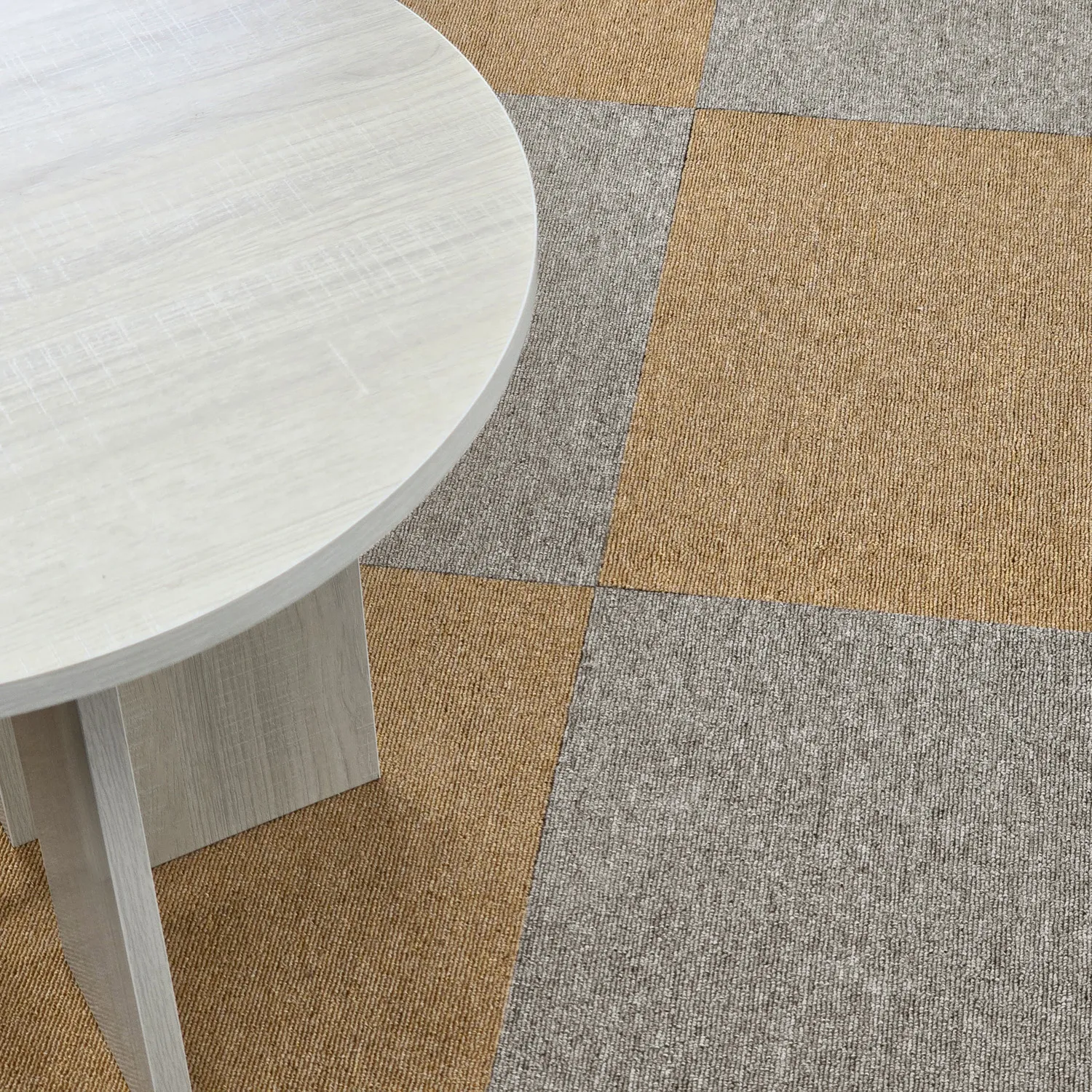 Kokolattiamatto - Almeria Tekstiililaatat 24 kpl (beige)