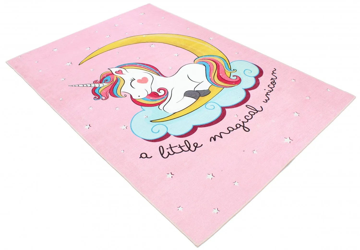 Lastenmatto - Magical Unicorn (vaaleanpunainen)