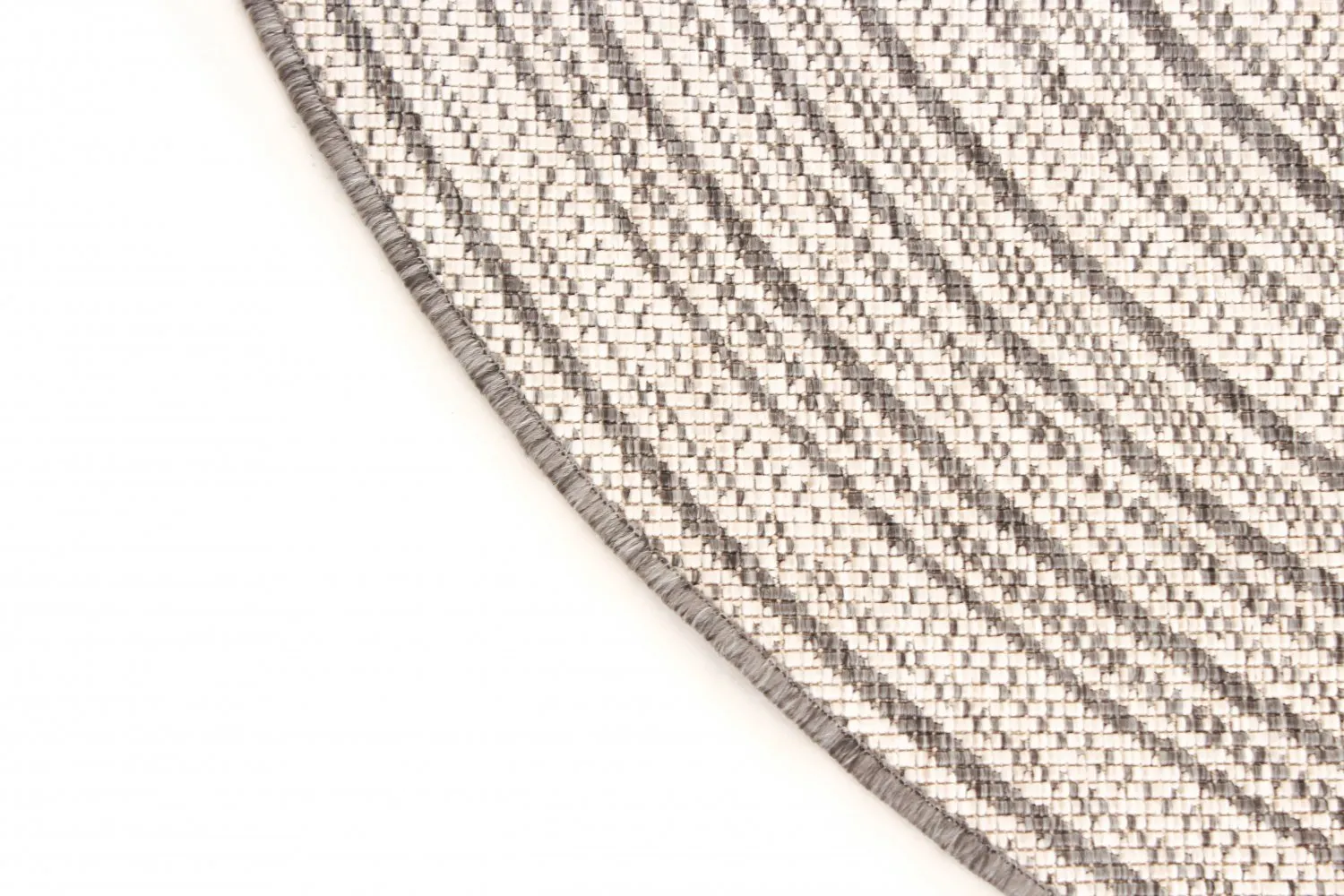 Pyöreät matot - Brussels Weave (harmaa)