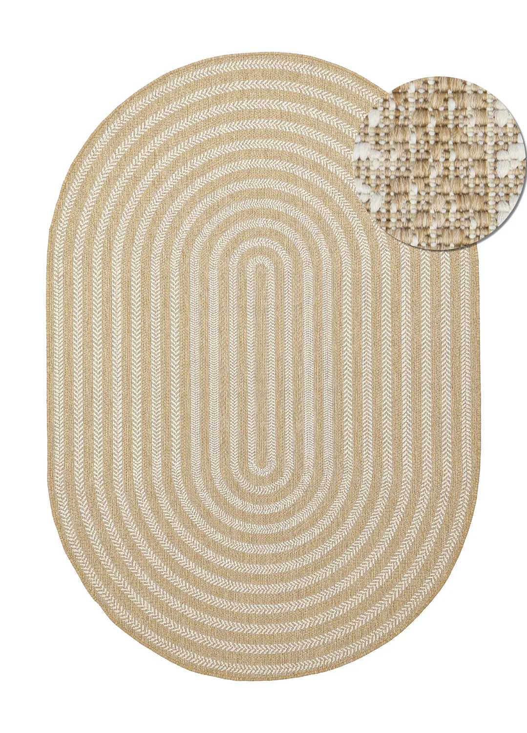 Soikea matto - Indoor/outdoor Leander (luonto)