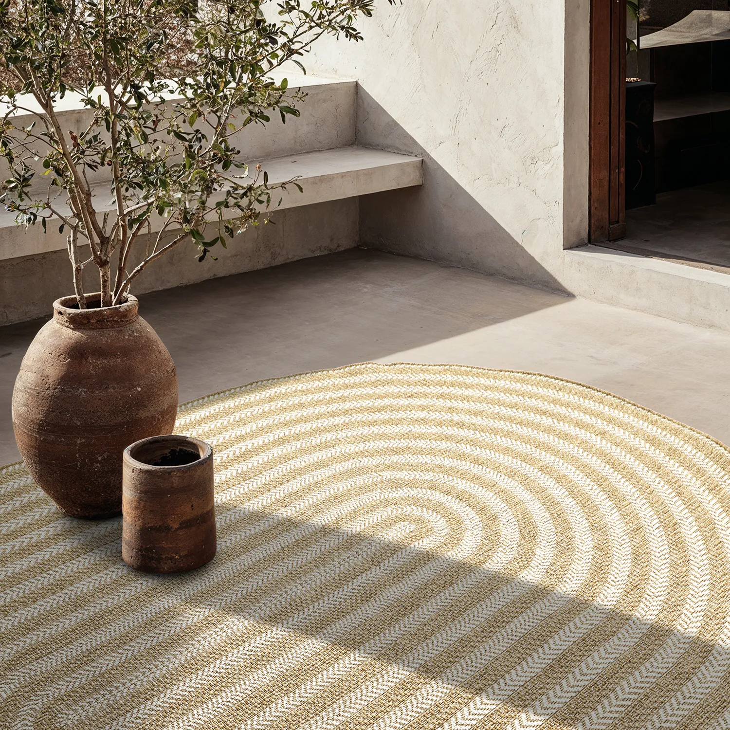 Soikea matto - Indoor/outdoor Leander (luonto)