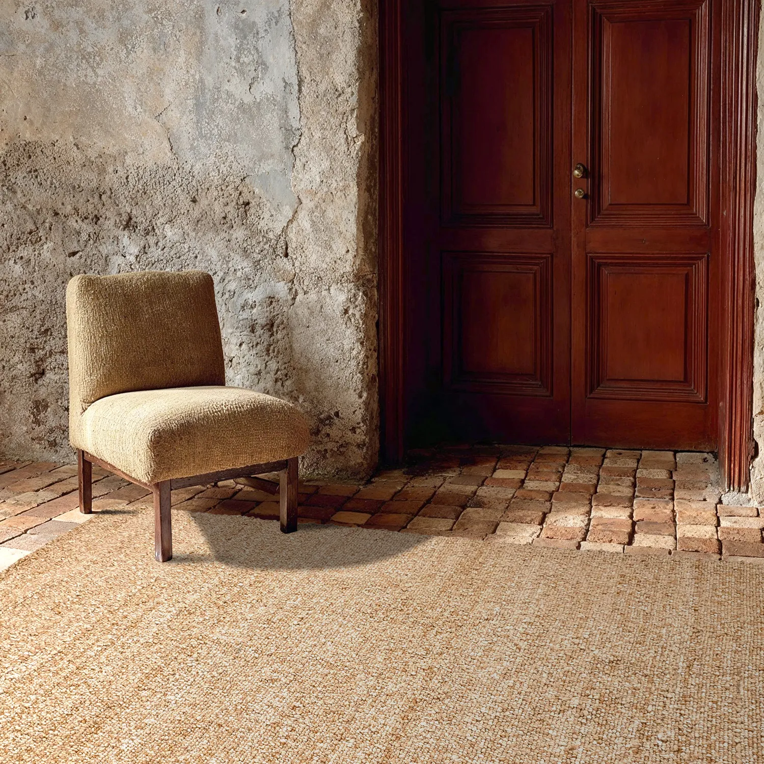 Sisä- ja ulkomatot - Milford Wool Look (beige)