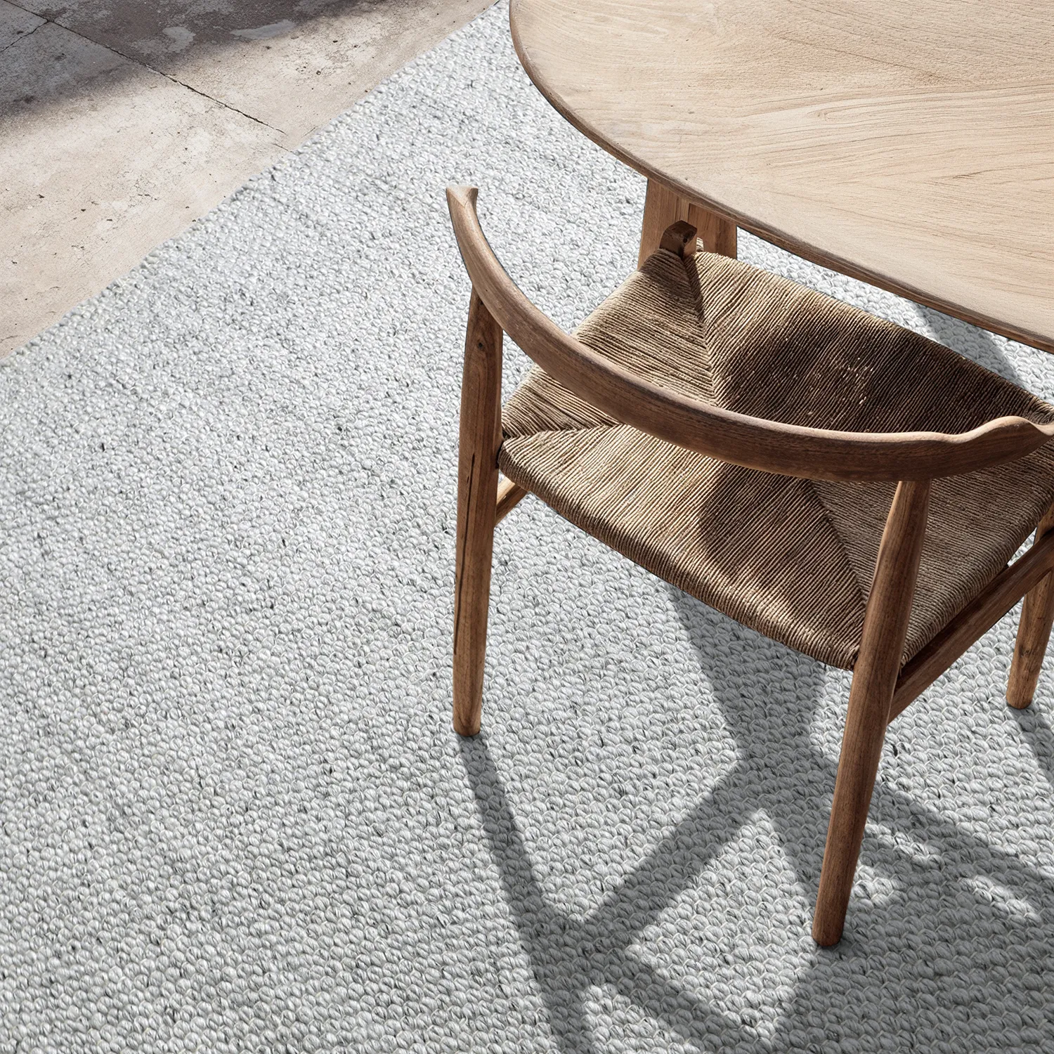 Sisä- ja ulkomatot - Arco Wool Look (harmaa/beige)