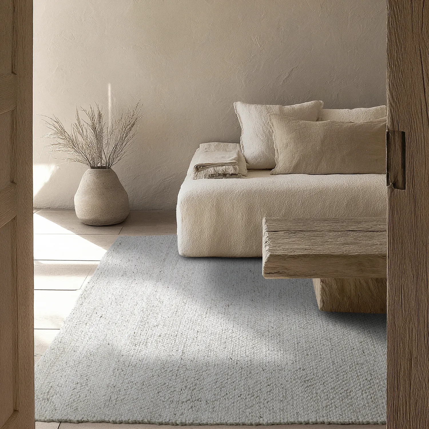 Sisä- ja ulkomatot - Arco Wool Look (harmaa/beige)