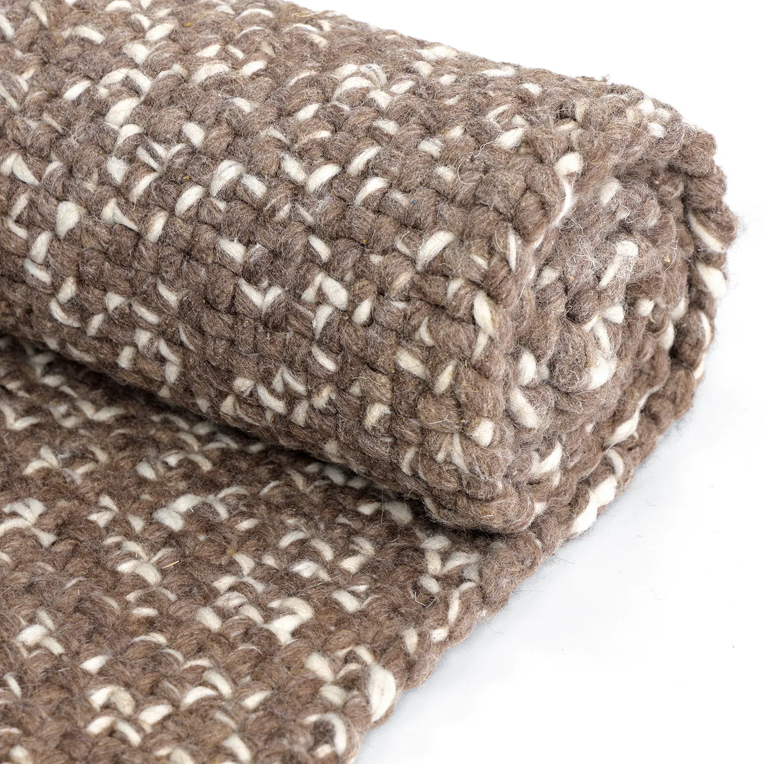 Sisä- ja ulkomatot - Orta Wool Look (ruskea)