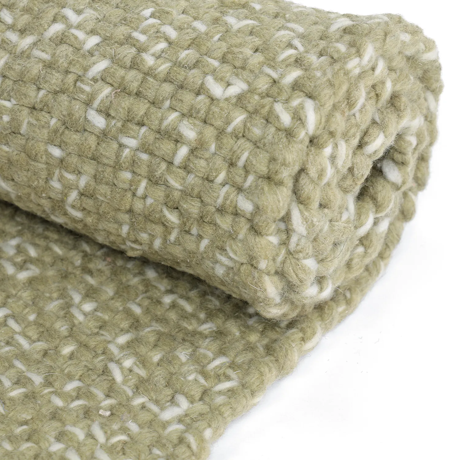 Sisä- ja ulkomatot - Orta Wool Look (sammaleen vihreä)
