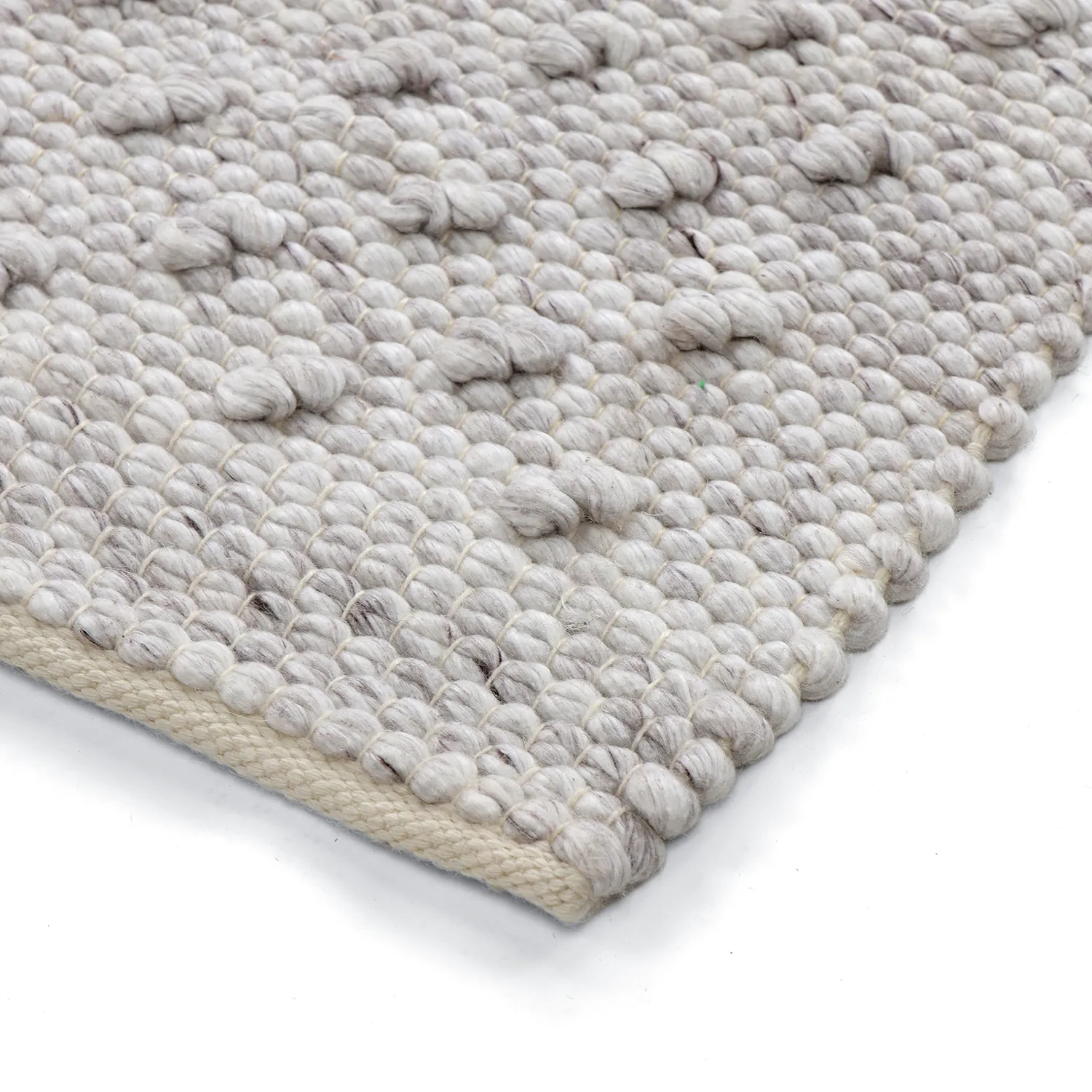 Sisä- ja ulkomatot - Todi Wool Look (harmaa/beige)