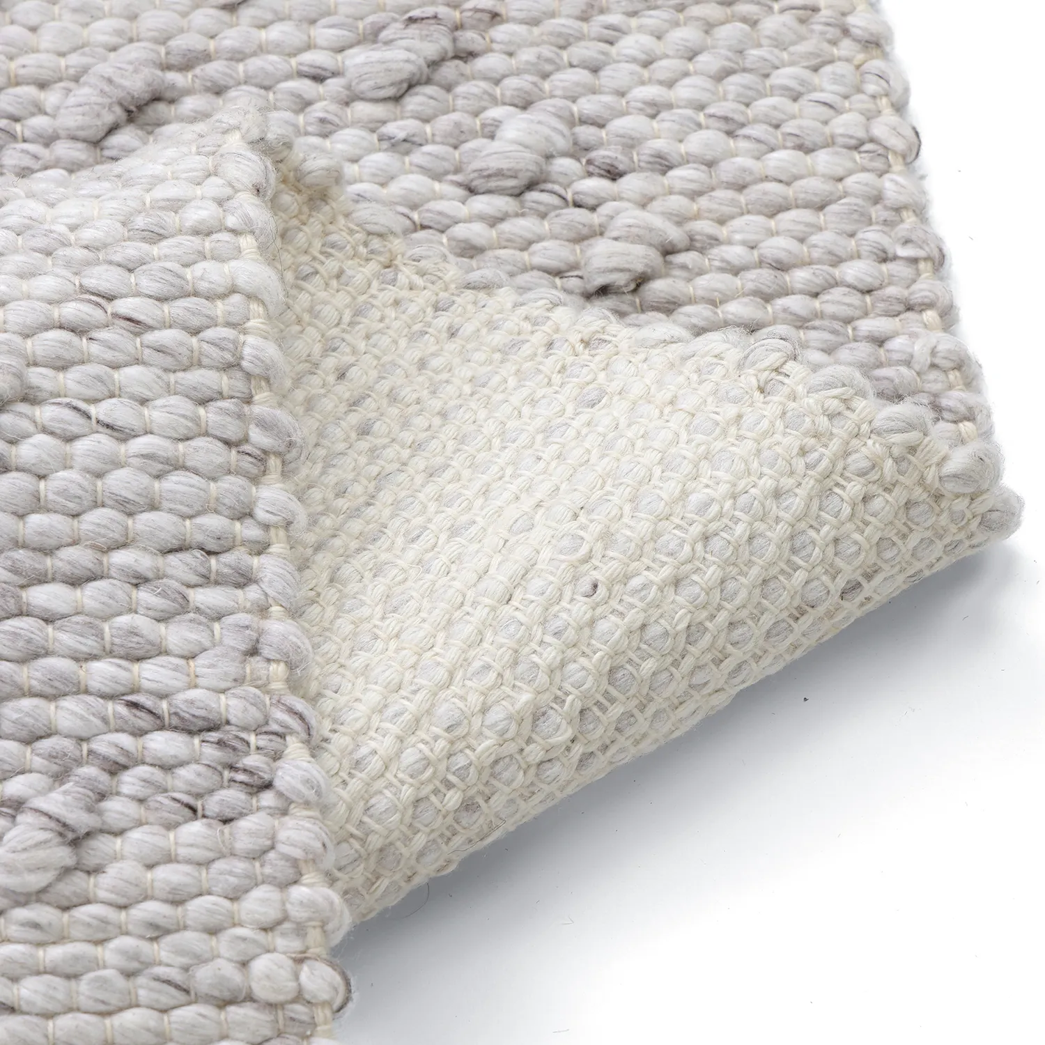 Sisä- ja ulkomatot - Todi Wool Look (harmaa/beige)