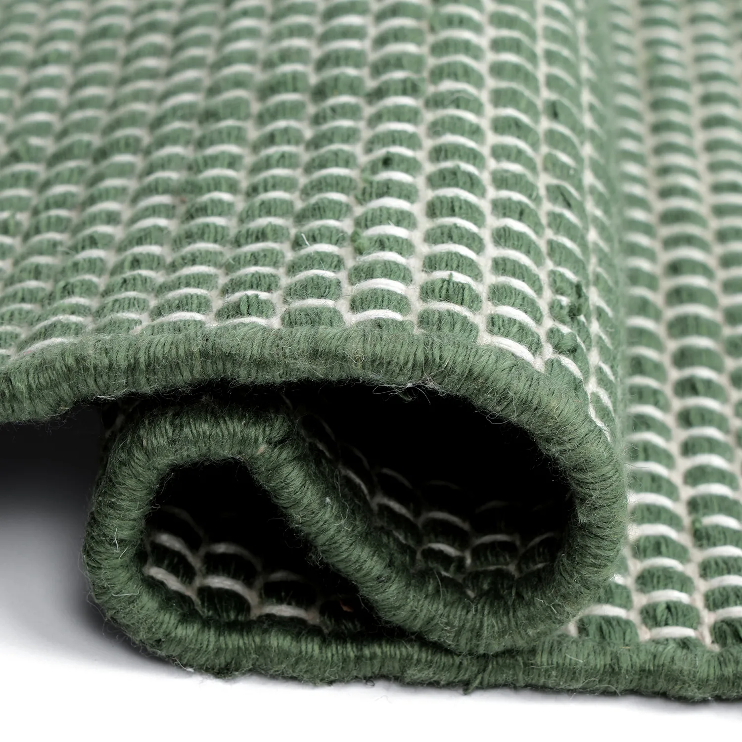 Sisä- ja ulkomatot - Coastal Wool Look (vihreä/valkoinen)