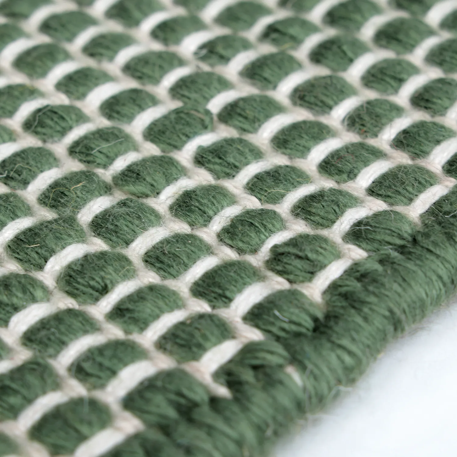 Sisä- ja ulkomatot - Coastal Wool Look (vihreä/valkoinen)