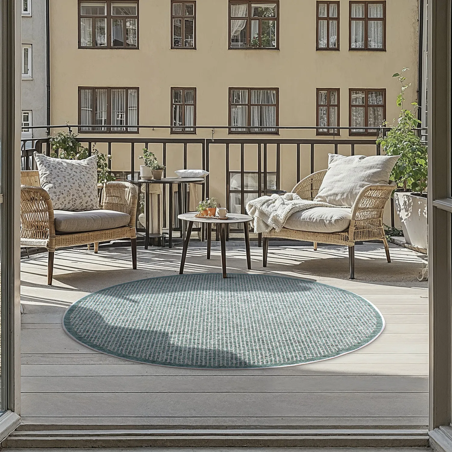 Pyöreät matot - Tromsø (Vihreä)