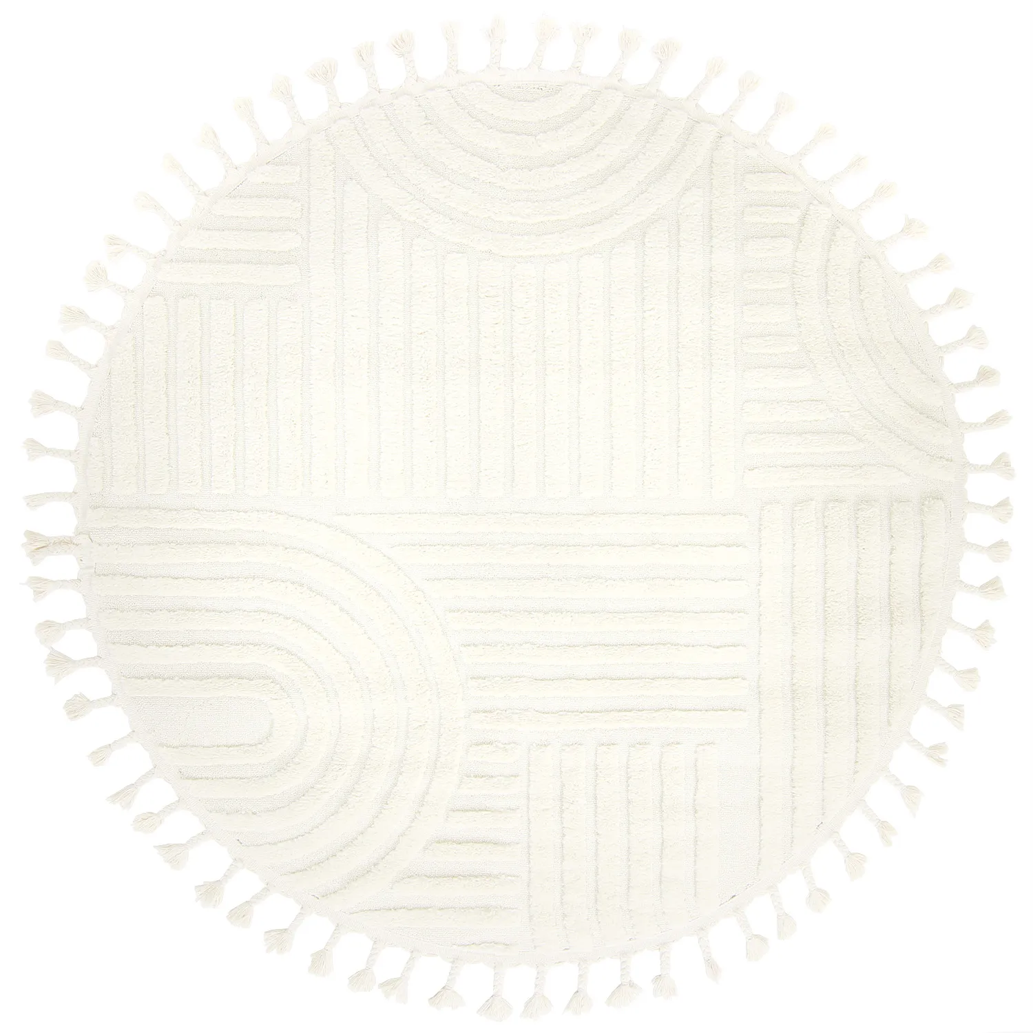 Pyöreä matot - Campbell (offwhite)