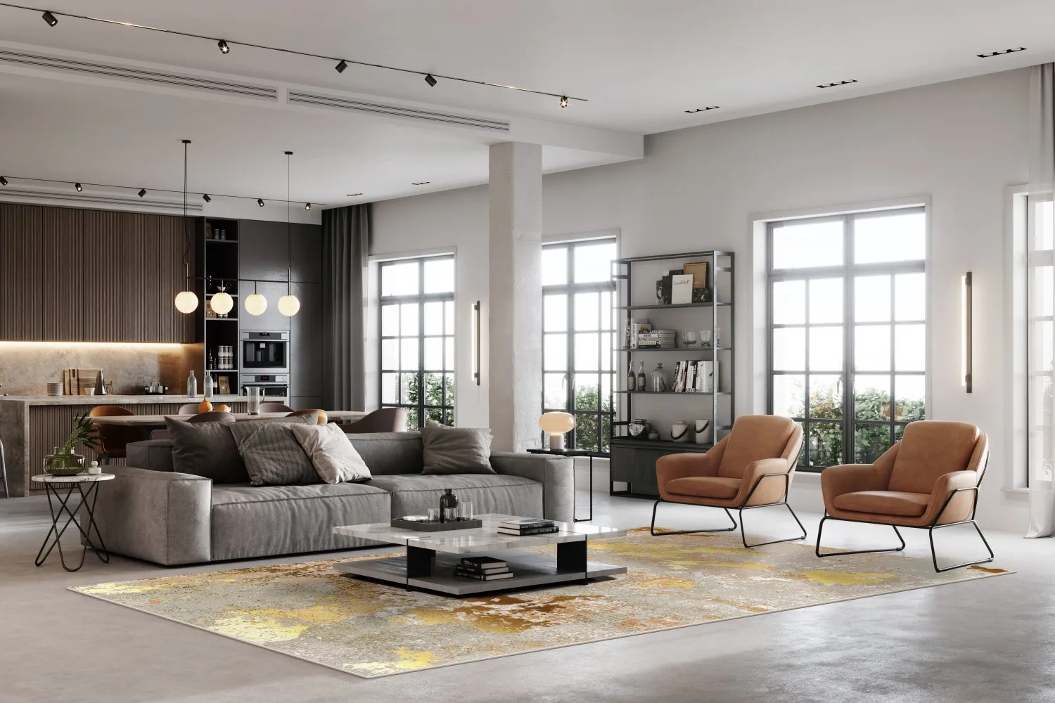 Wilton-matto - Elena (beige/kulta)