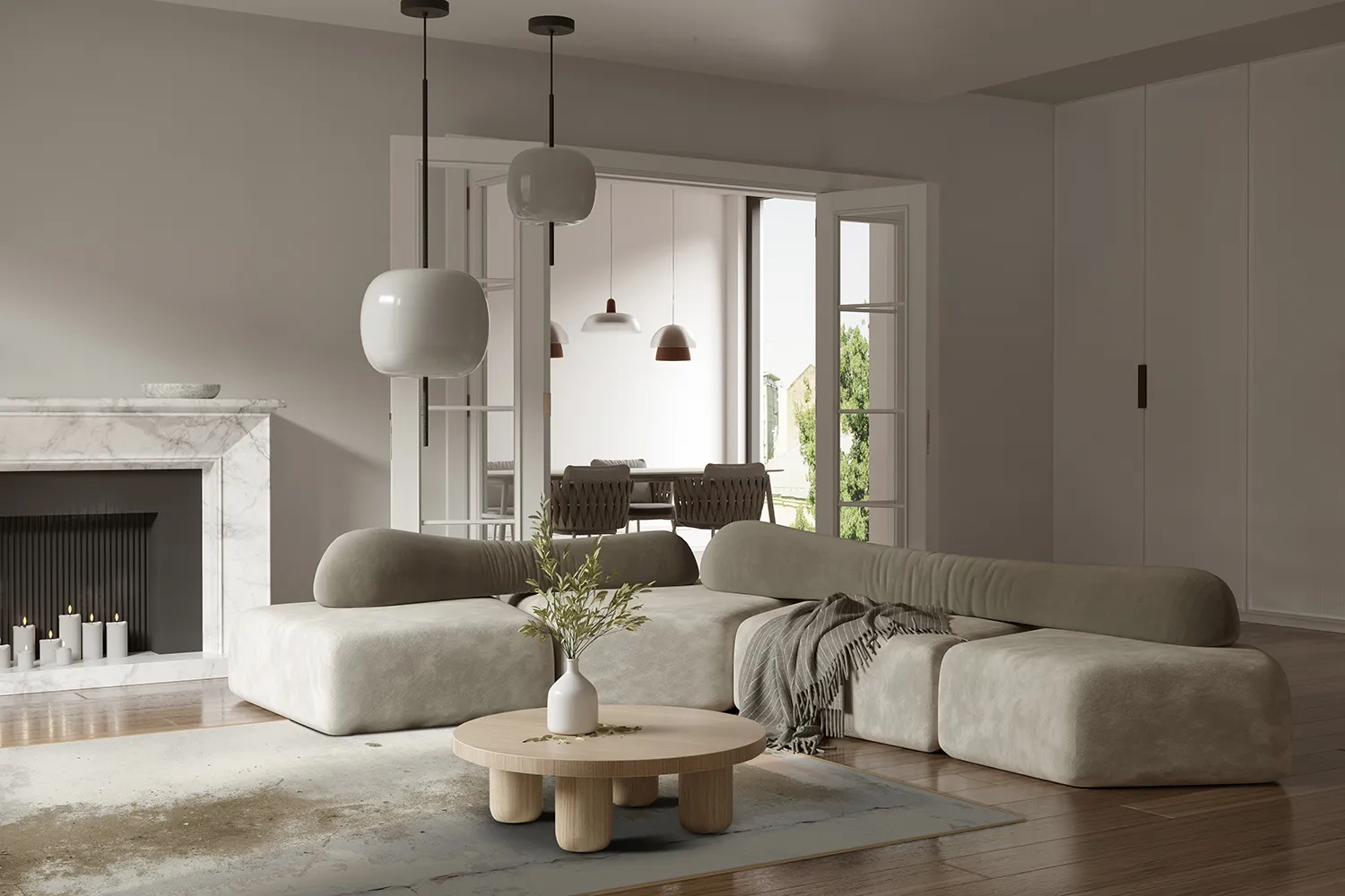 Wilton-matto - Aurelia (beige)