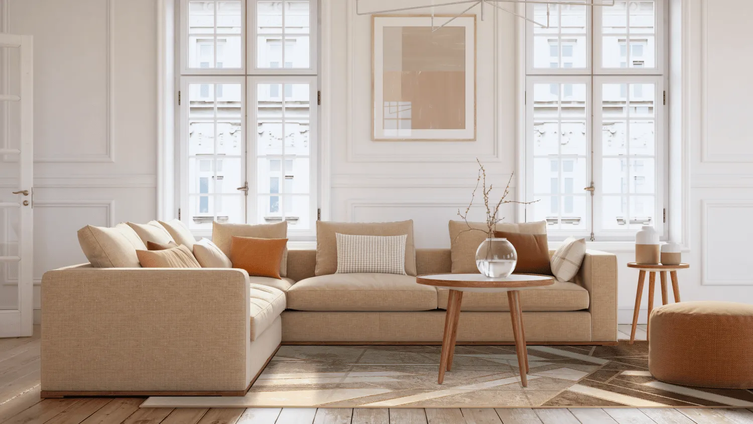 Wilton-matto - Amasra (beige)