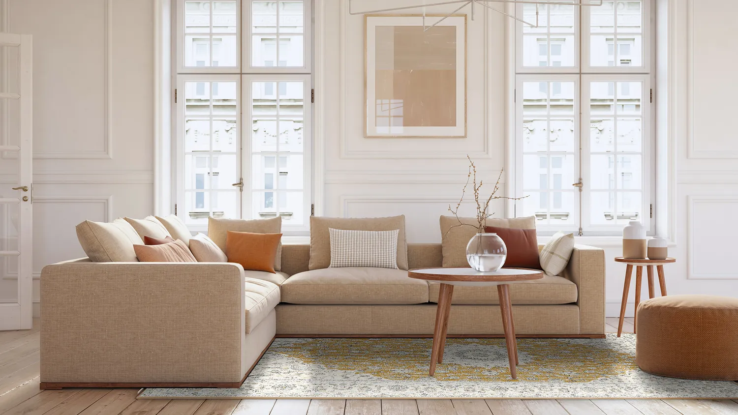 Wilton-matto - Arabella (ochre)