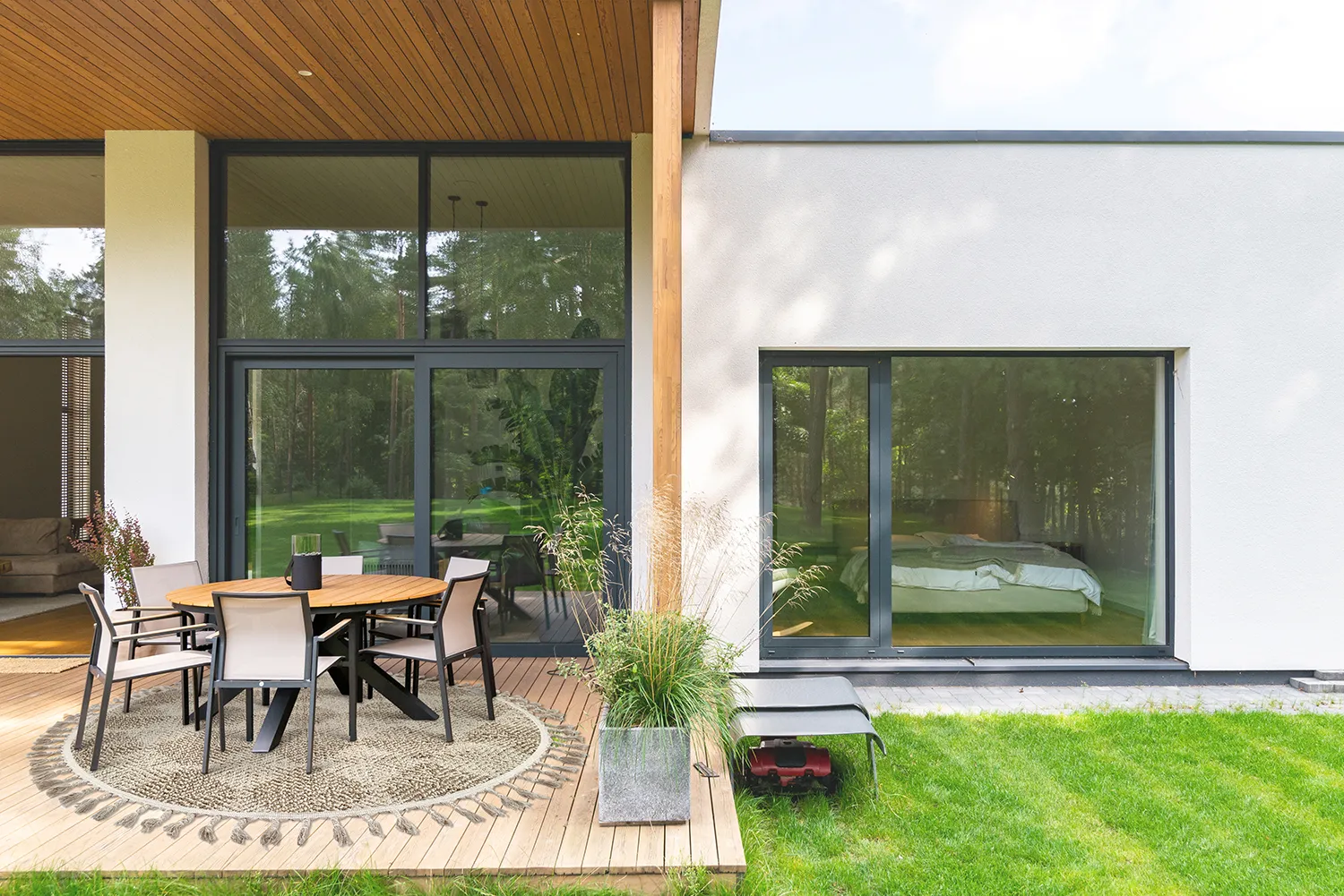 Pyöreä matot - Indoor/Outdoor Dakota (beige)