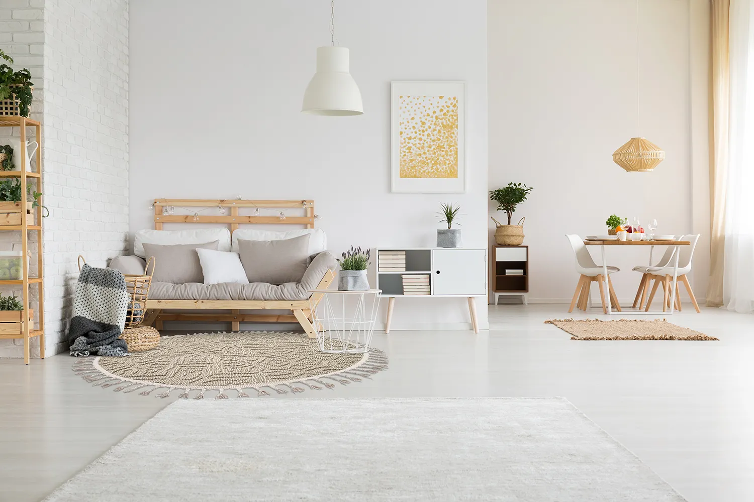 Pyöreä matot - Indoor/Outdoor Dorotea (beige)