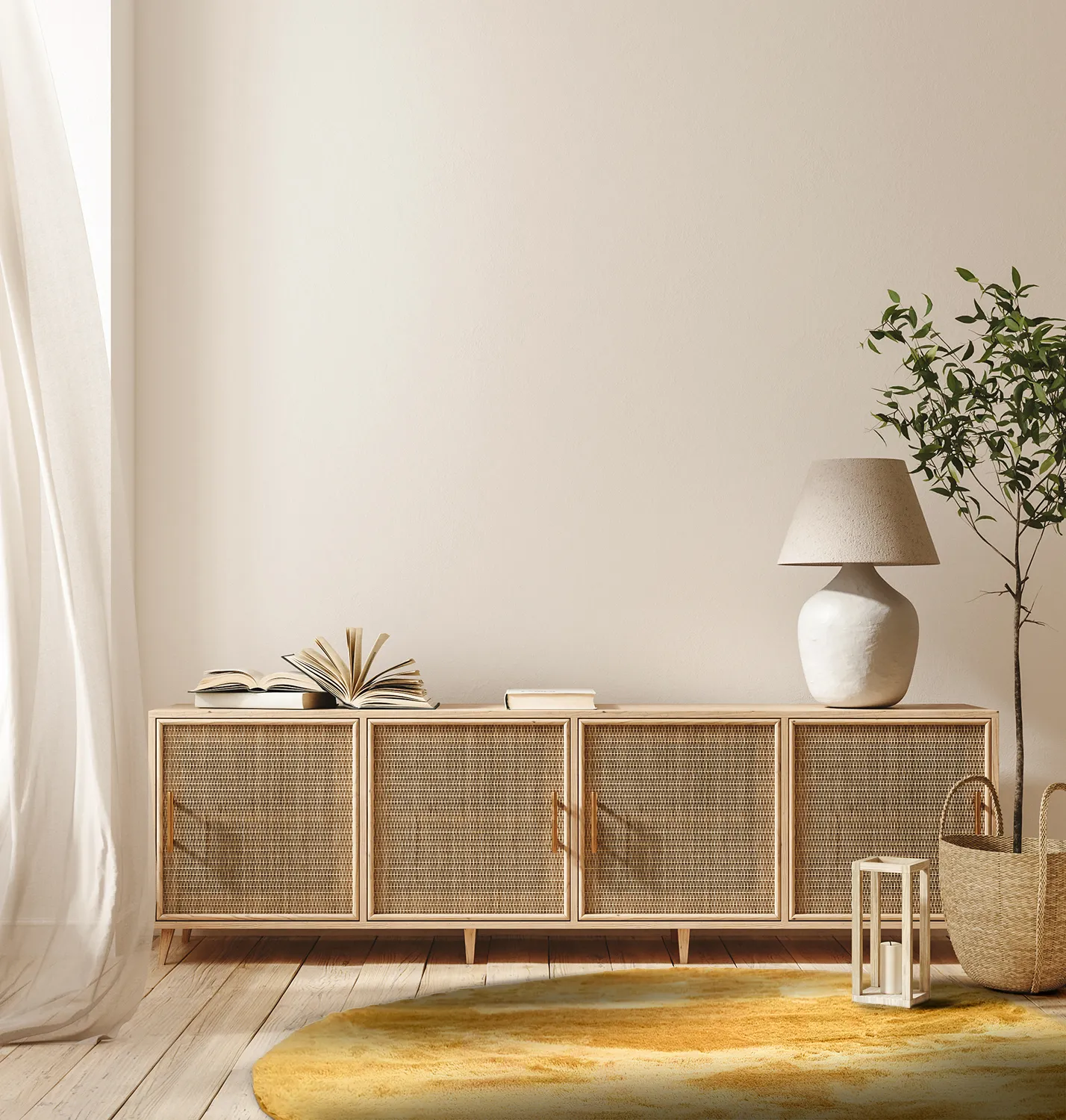 Pyöreä matot - Aranga Super Soft Fur (ochre)