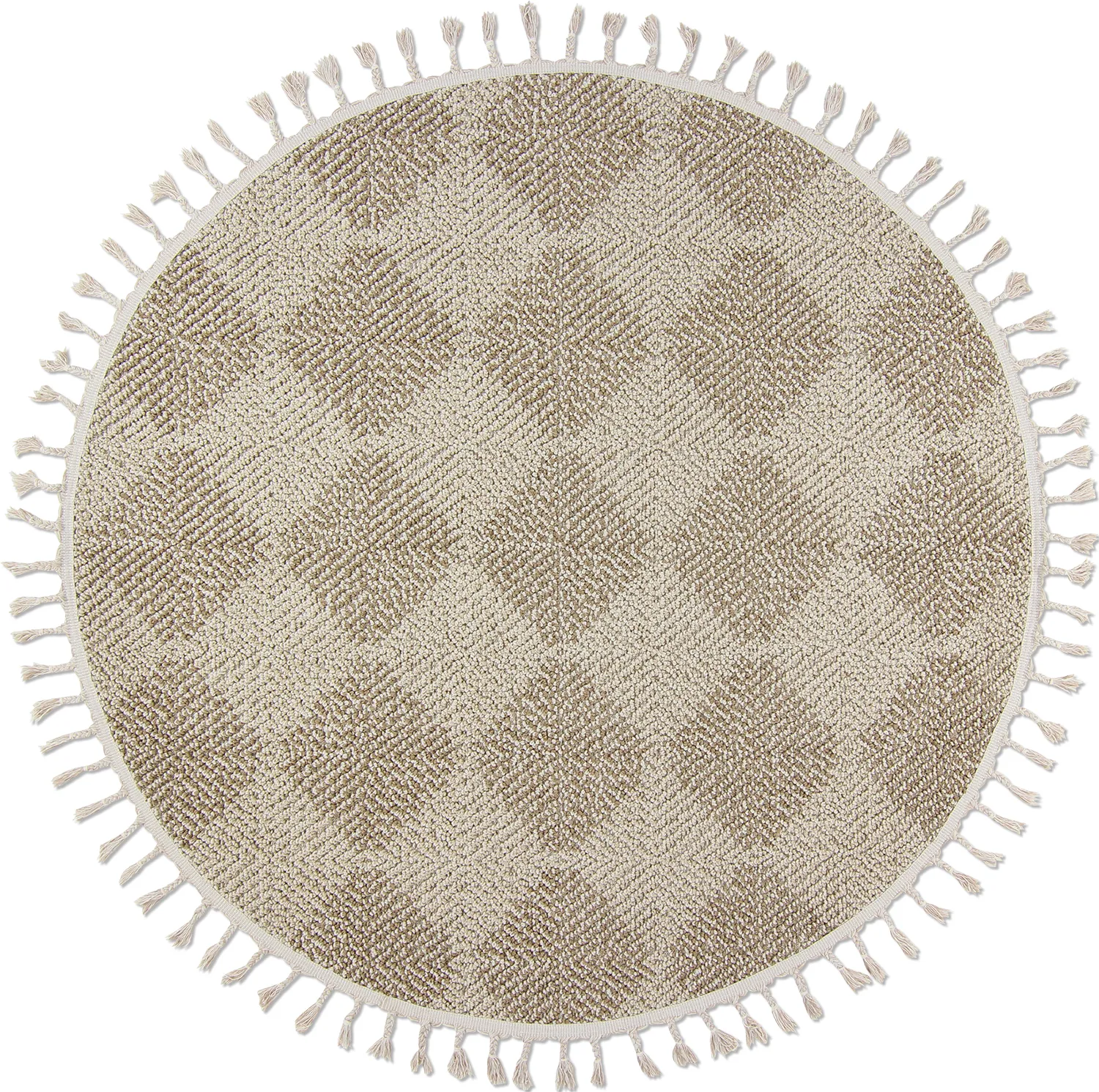 Pyöreä matot - Indoor/Outdoor Dakota (beige)