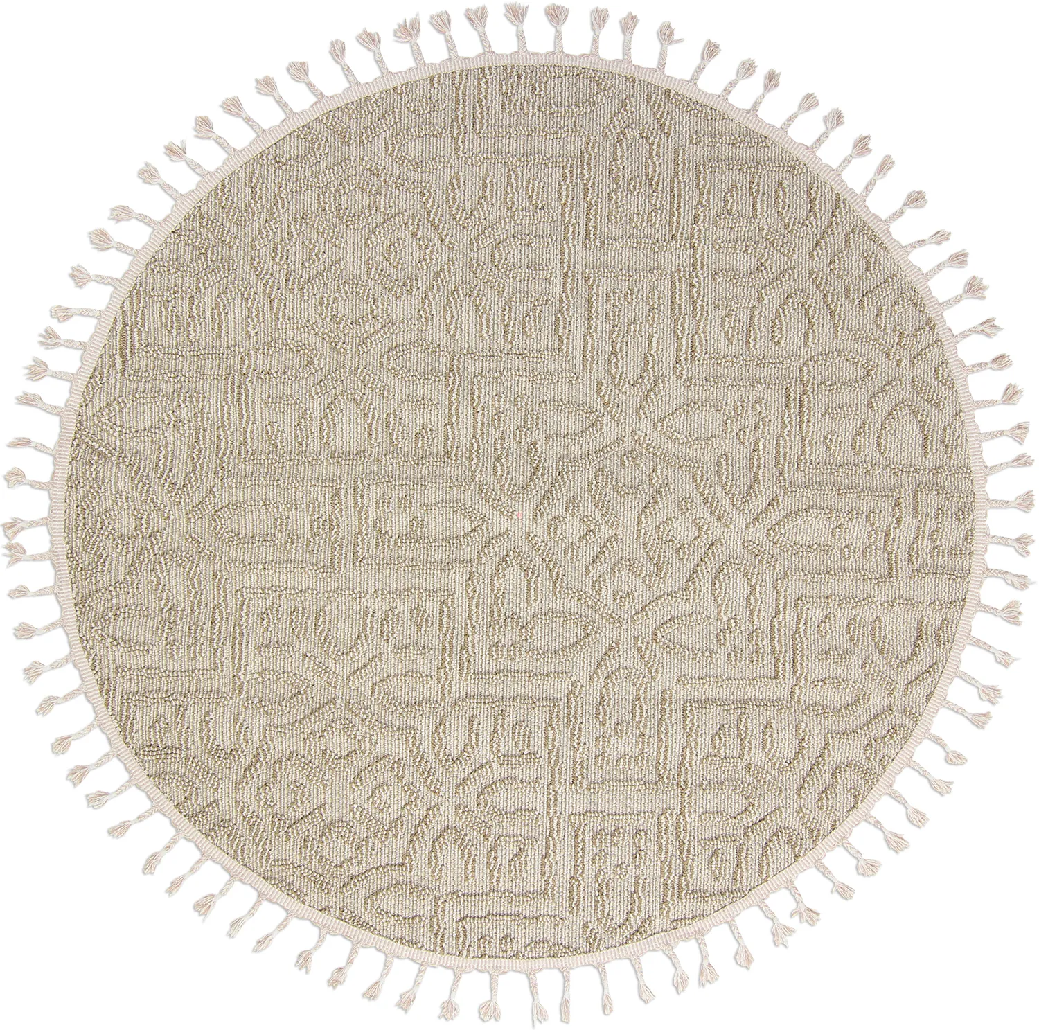 Pyöreä matot - Indoor/Outdoor Dorotea (beige)