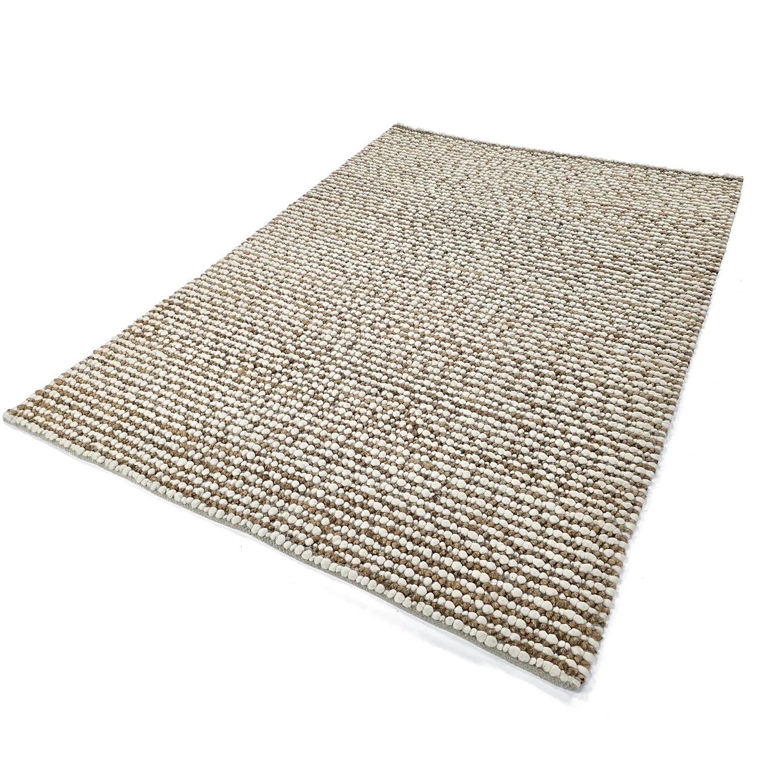 Juutti-matto - Bally Jute/wool Bubble (luonto/valkoinen)