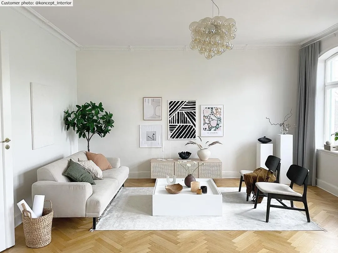 Wilton-matto - Art Silk (vaaleanharmaa/beige)