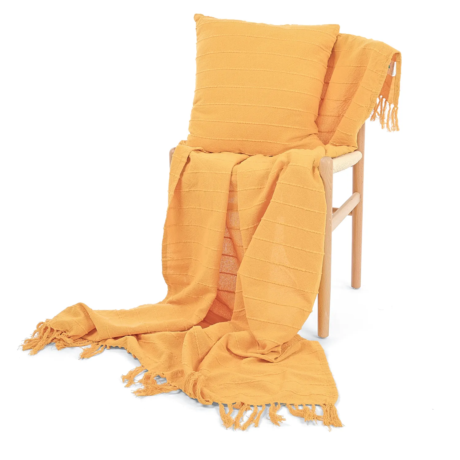 Tyynyliina - Nalani cotton cushion cover (oranssi)