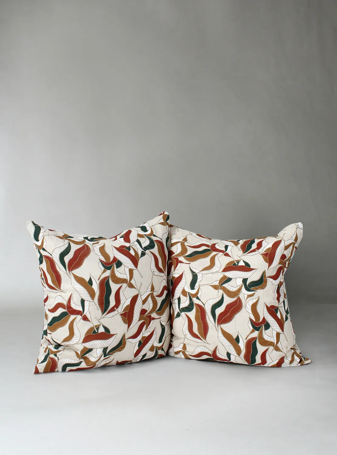 Tyynyliina x 2 - Amalie (beige/rust)