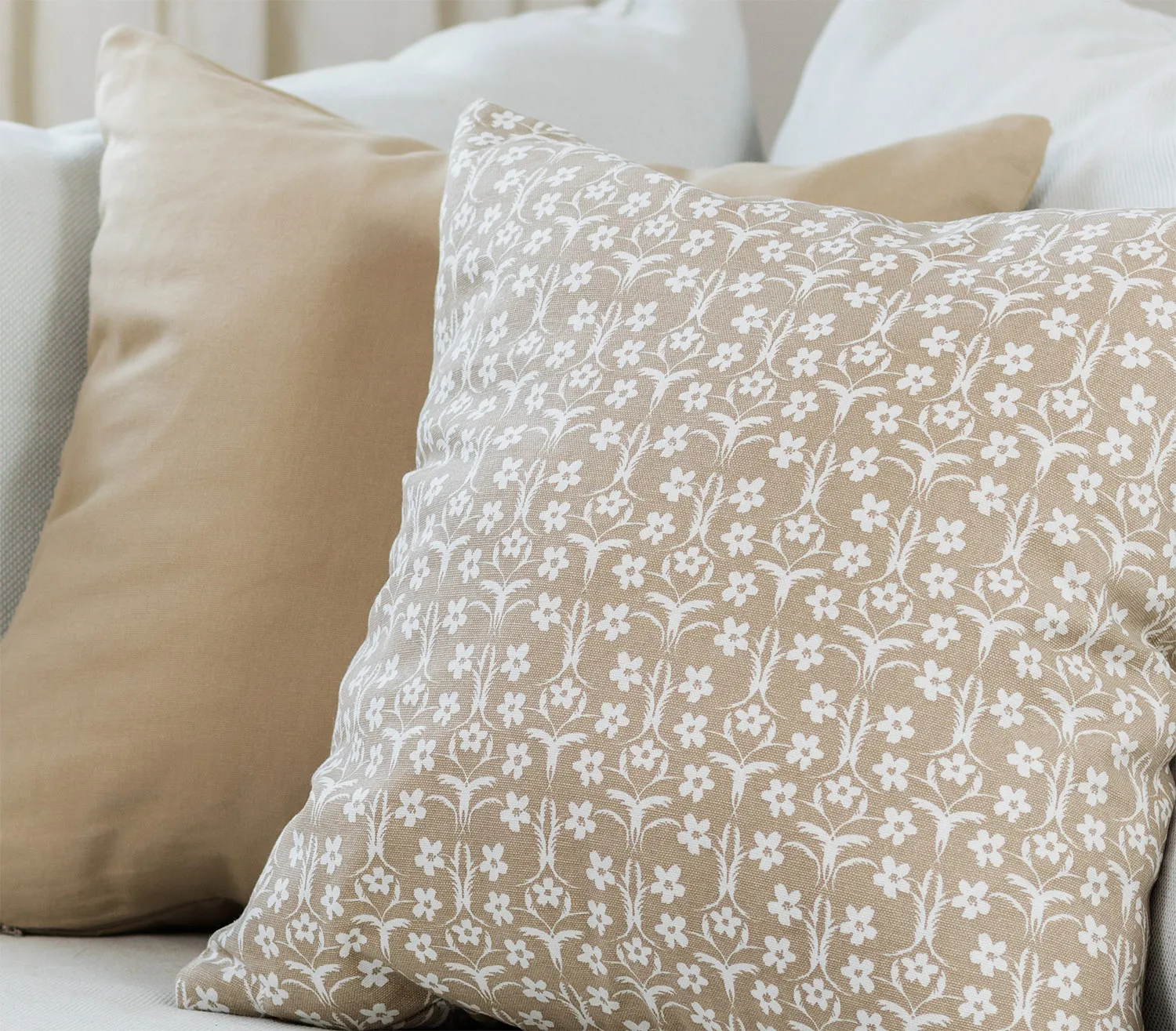 Tyynyliina x 2 - Ella (beige)