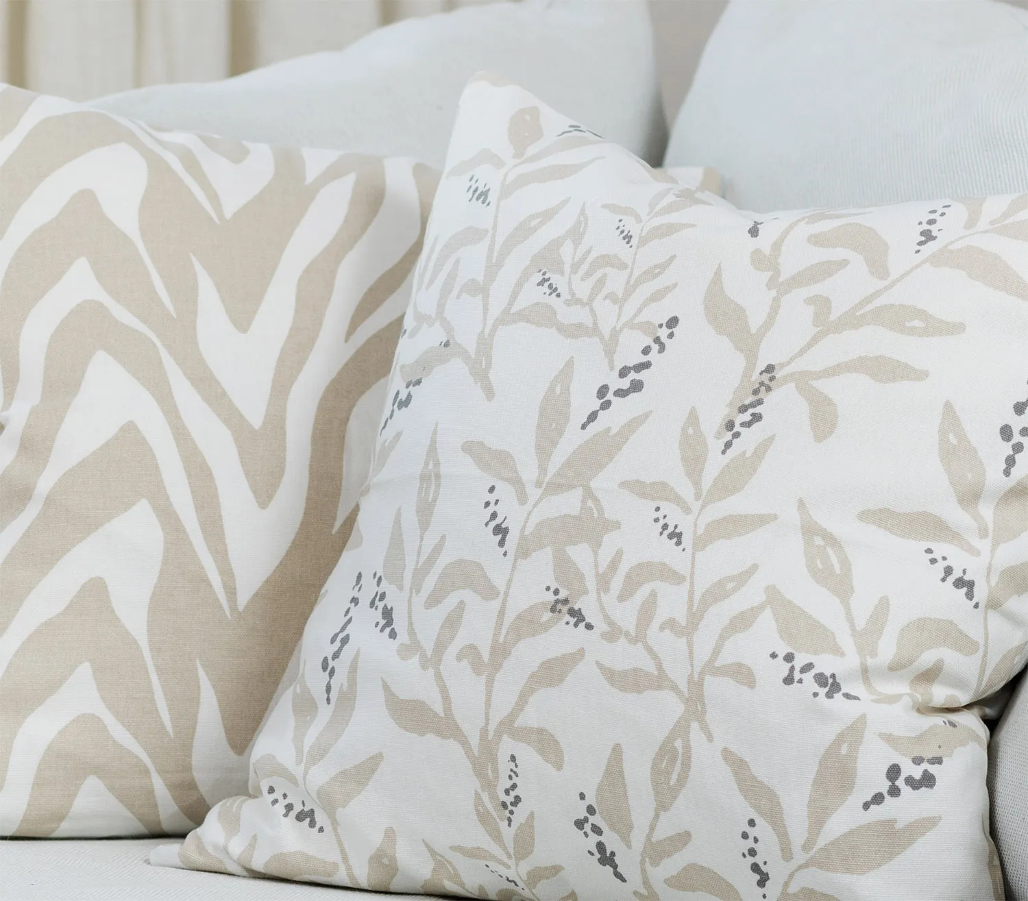 Tyynyliina x 2 - Laura (beige)