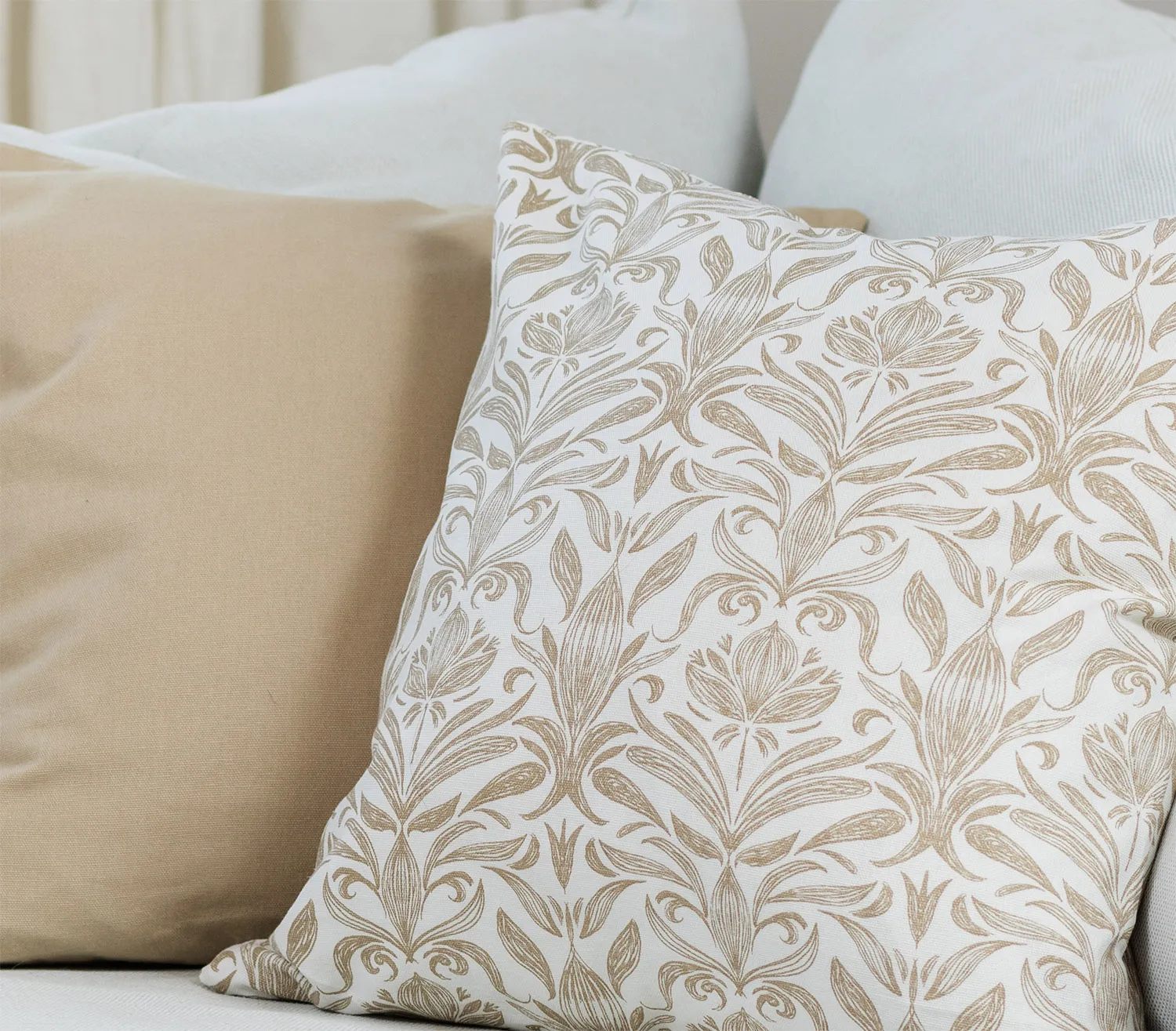 Tyynyliina x 2 - Viola (beige)