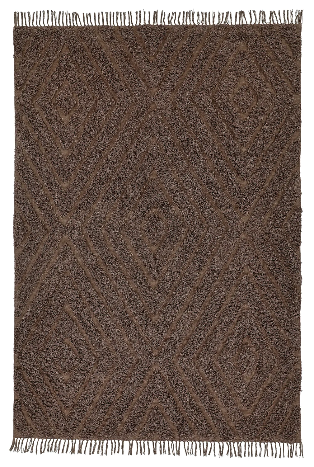 Ryijymatot - Amberley Natural Cotton Shaggy (ruskea)