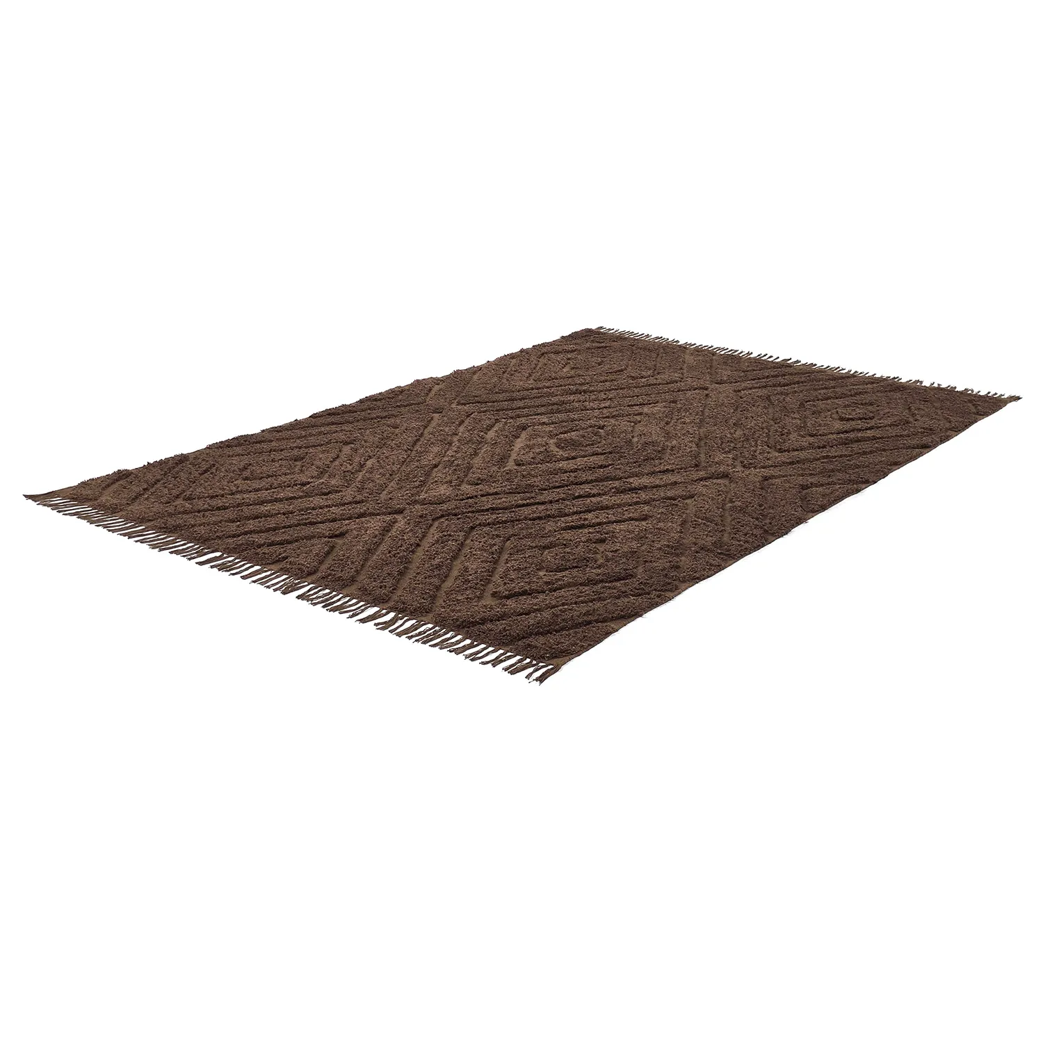 Ryijymatot - Amberley Natural Cotton Shaggy (ruskea)