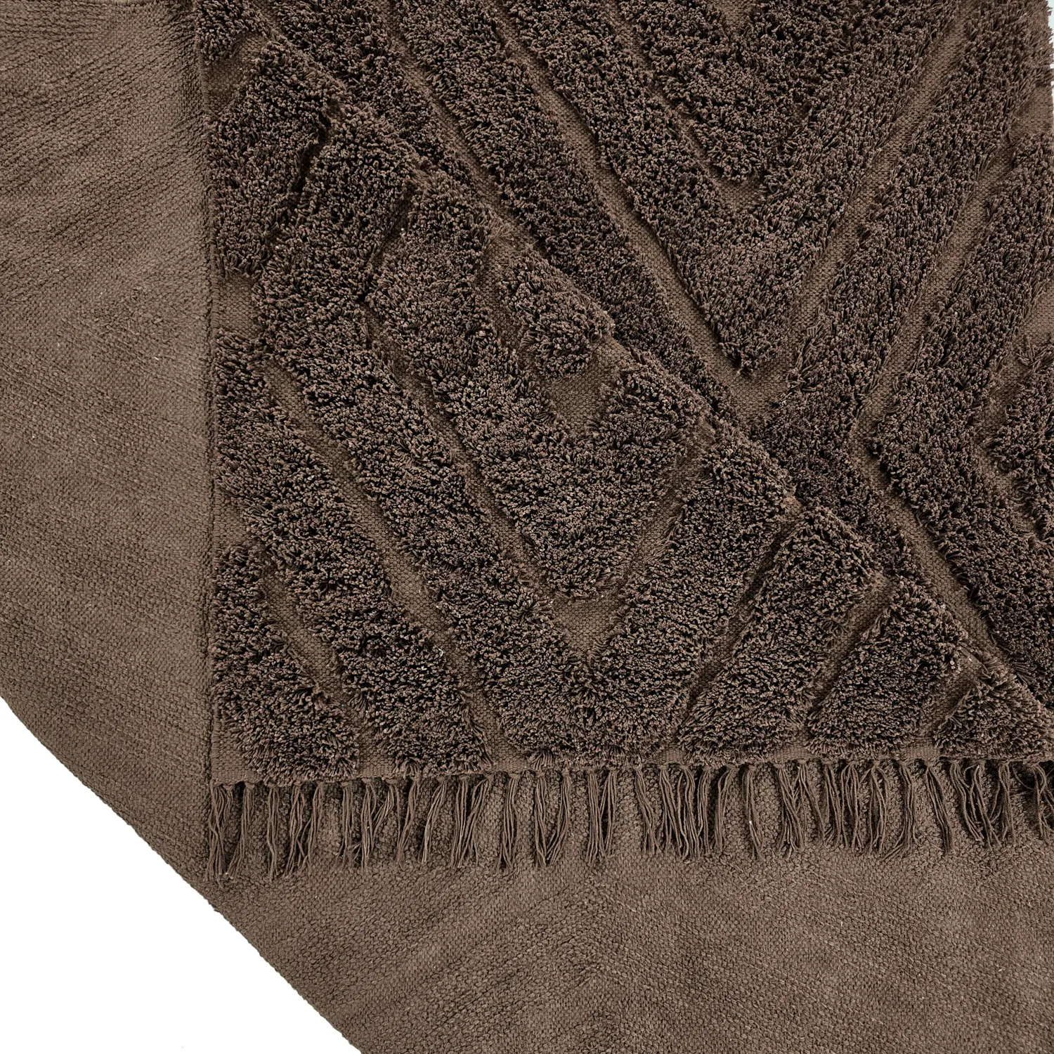 Ryijymatot - Amberley Natural Cotton Shaggy (ruskea)