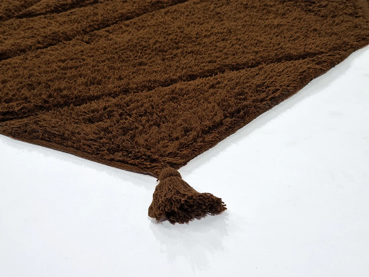 Ryijymatot - Andrea Natural Cotton Shaggy (ruskea)