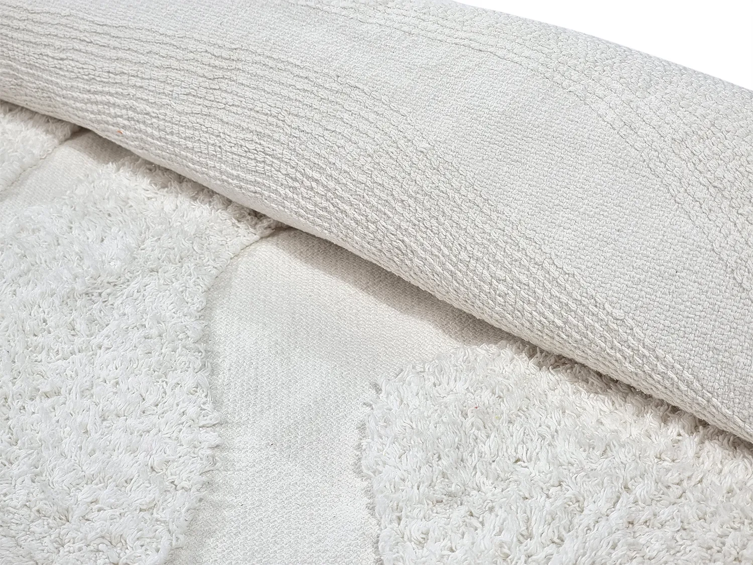 Ryijymatot - Bonnie Natural Cotton Shaggy (offwhite)