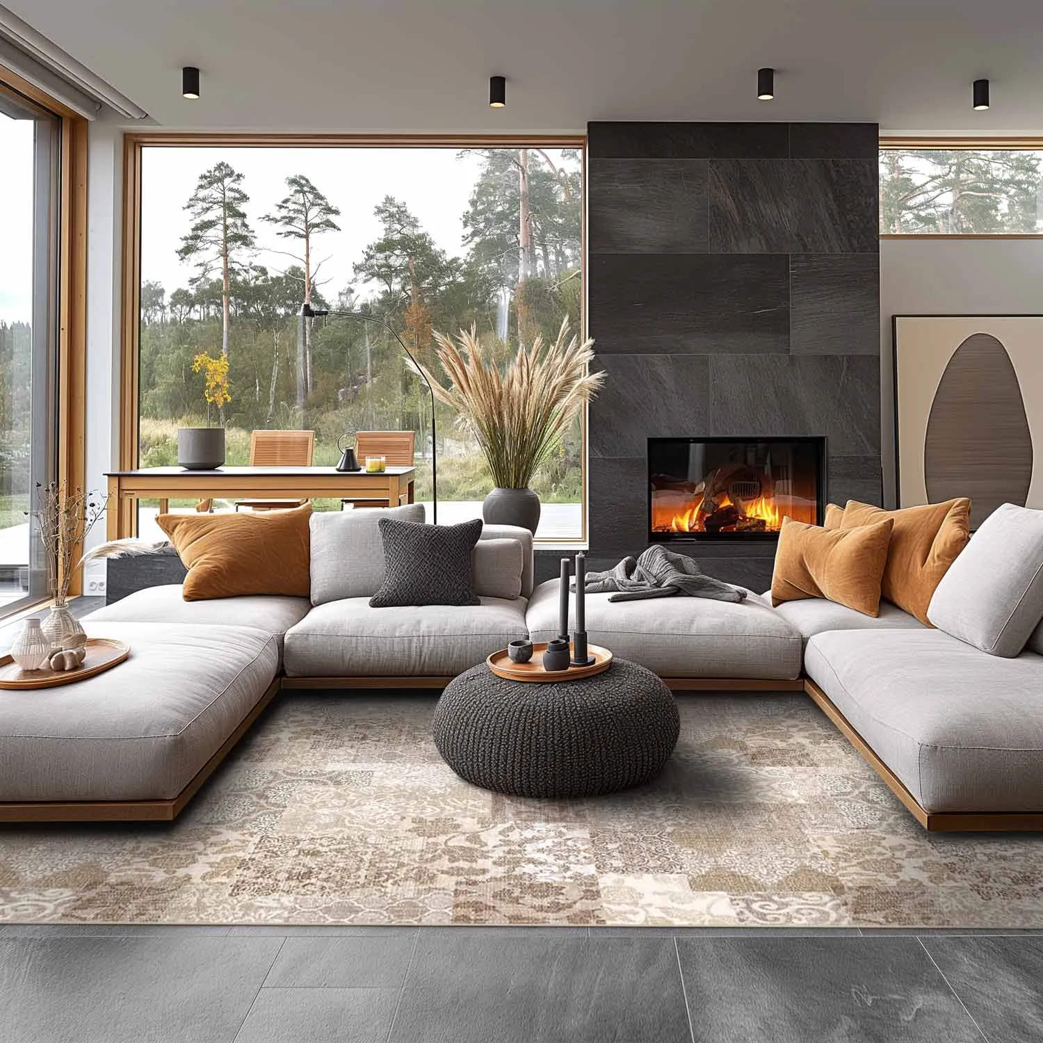 Wilton-matto - Carthage (beige)