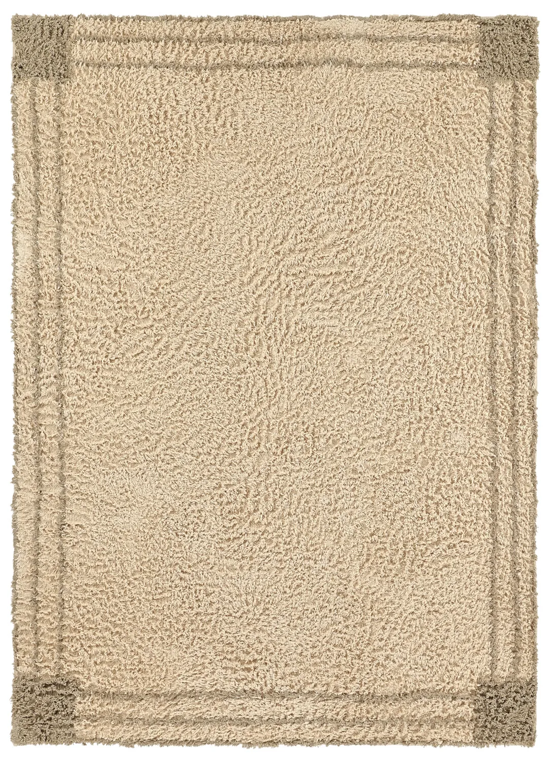 Ryijymatot - Cataya Natural Cotton Shaggy (beige/tape)