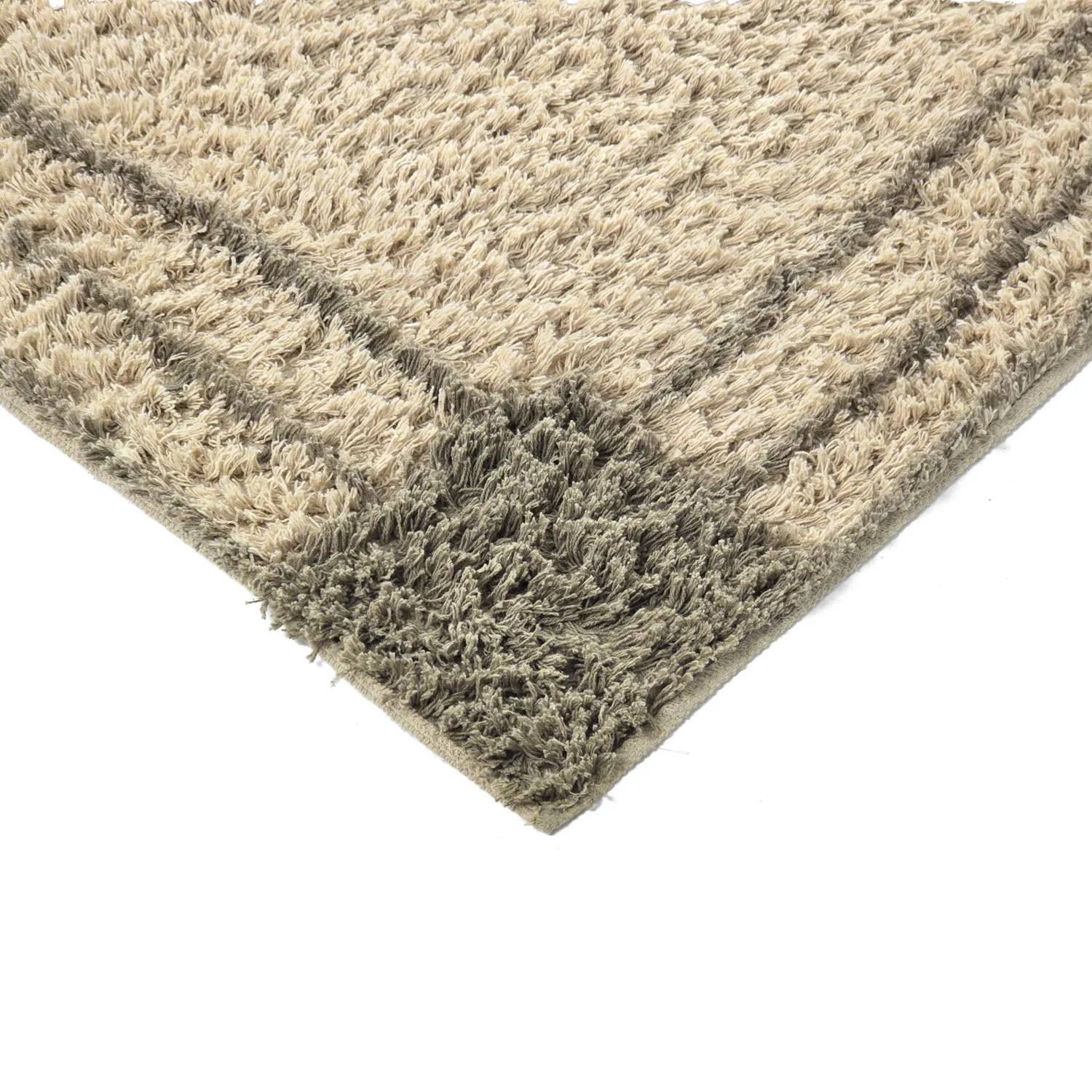 Ryijymatot - Cataya Natural Cotton Shaggy (beige/tape)