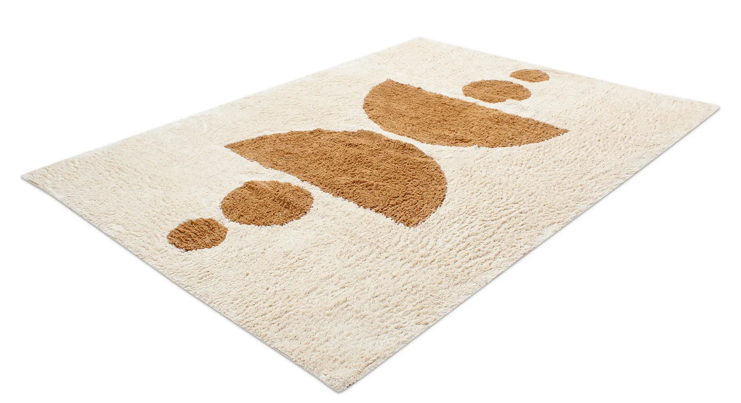 Ryijymatot - Cervia Natural Cotton Shaggy (beige)