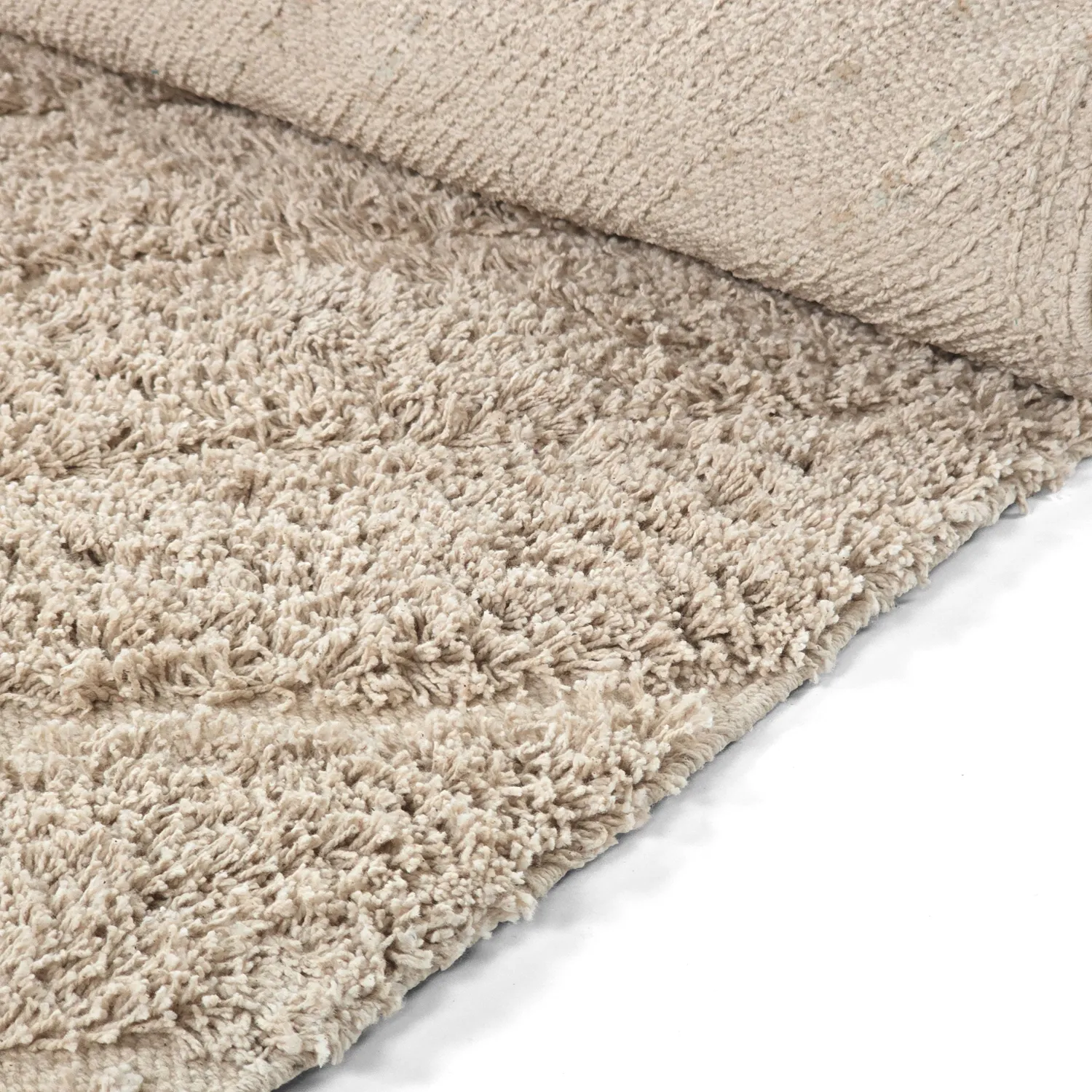 Ryijymatot - Conara Natural Cotton Shaggy (beige)