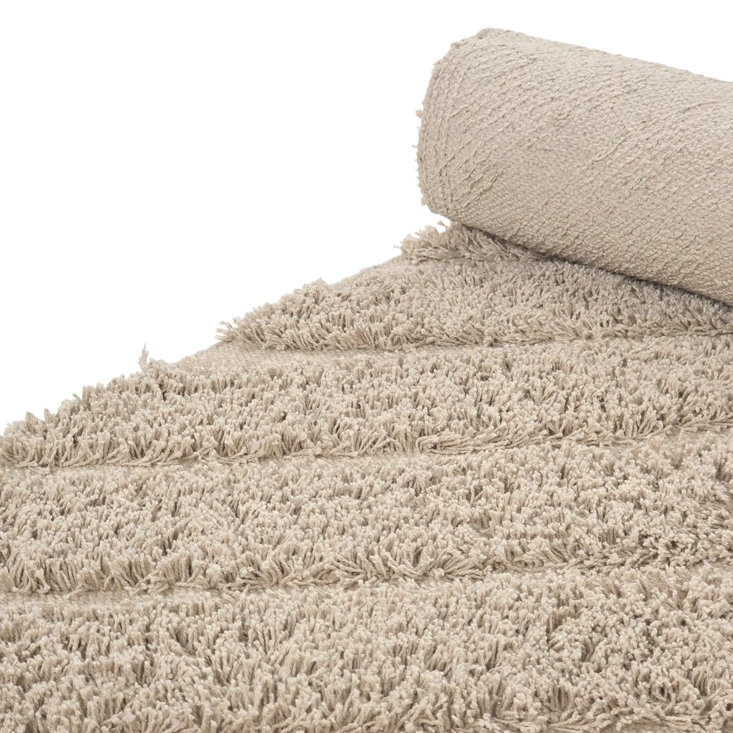 Ryijymatot - Conara Natural Cotton Shaggy (beige)