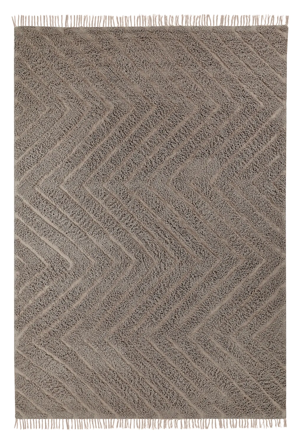 Ryijymatot - Conara Natural Cotton Shaggy (taupe)